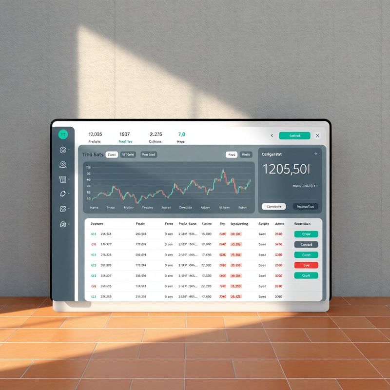 Panel de configuración de bot de auto-trading
