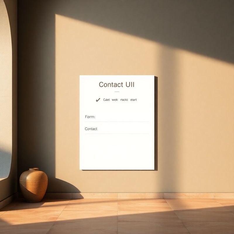 Formulario de contacto sobre fondo slate
